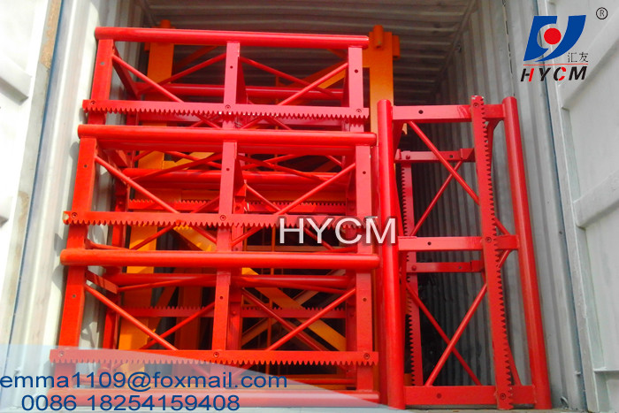 Component Rack Lifter SC 빌딩 리퍼 예비 부품 랙과 볼트와 함께 마스트 섹션
