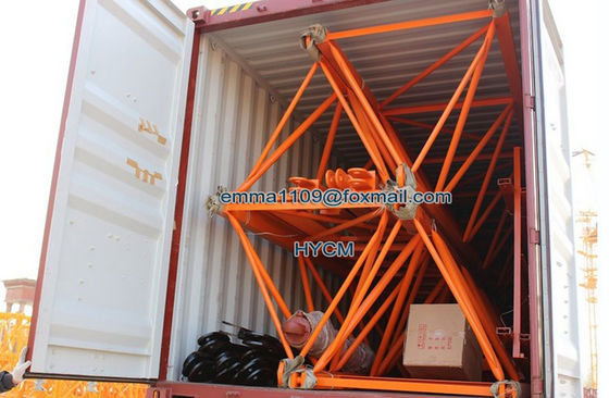 QTZ80 외부 등반탑 크레인 8t Max.Load For High Building