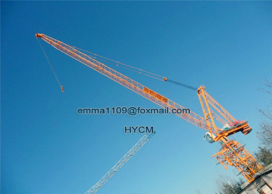 D5020 지브 타워 크레인 루핑 타입 50m 부름 2.0t 끝 부하 사양