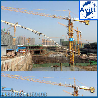 10t TC5525 토프키트 타워 크레인 182ft Boom 55m CIF 카타르 가격