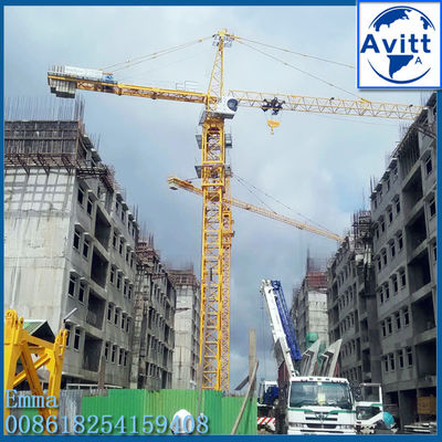 10t 톱키트 타워 크레인 QTZ125 6018 2*3M L68 포트 마스트 섹션 컨테이너 비용을 절약